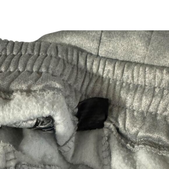 Encrypted Silver Gray Sweatpants Medium Tech Edge Zippered Pockets Urban Comfort - Picture 3 of 7